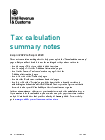 Self Assessment: tax calculation summary (SA110) - GOV.UK