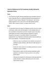 Forensic Practitioner Standards Review Appendix IV - Specialist Group