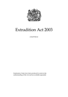 Extradition Act 2003 Gov Uk