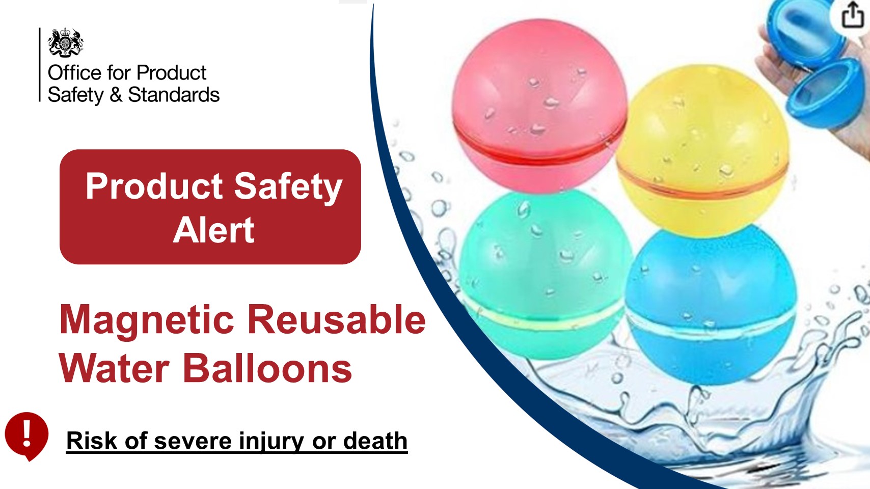OPSS warns of reusable water balloons danger GOV.UK