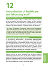 Immunisation of healthcare and laboratory staff: the green ...