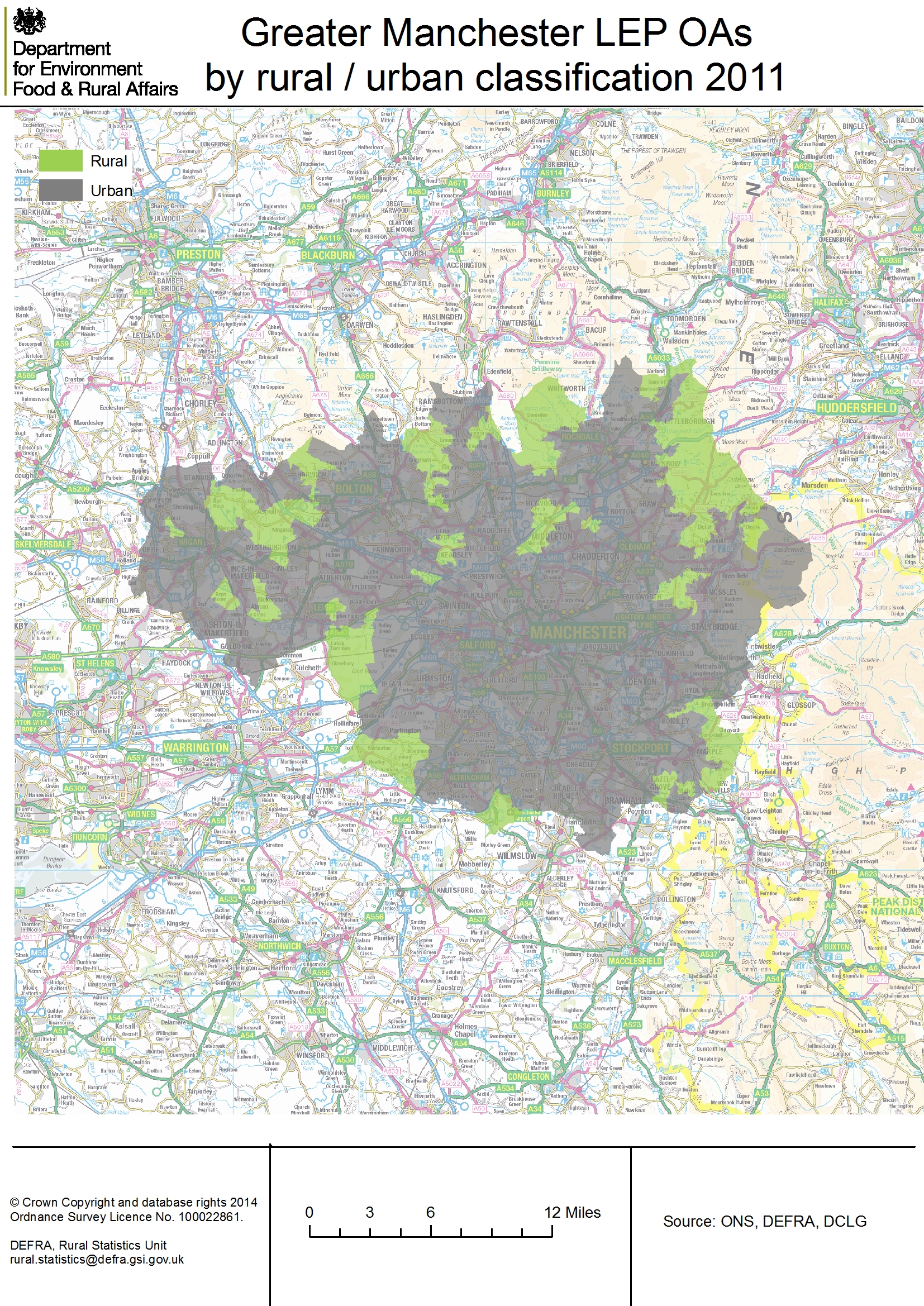 Local Enterprise Partnership Simple Rural Urban Maps Census 2011 Gov Uk