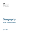 GCSE geography - GOV.UK