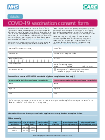COVID-19 vaccination: consent form and letter for adults ...