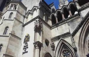 Attorney General and Solicitor General were sworn in in the Royal Courts of Justice today