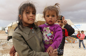 Syrian children in the Zaatari refugee camp, in northern Jordan. Picture: WFP/Jonathan Dumont