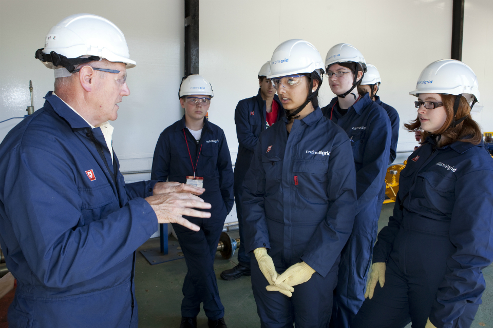 Work experience at National Grid