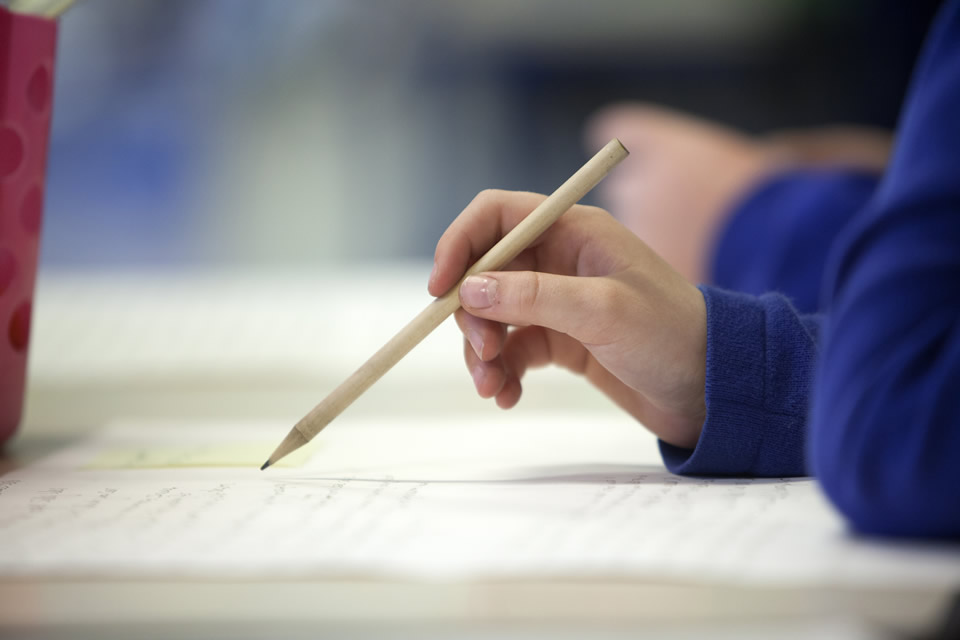 Student writing