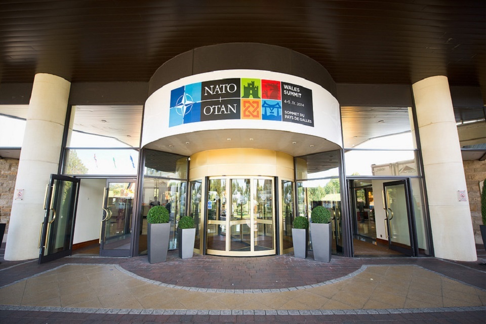 NATO Wales Summit Celtic Manor Entrance