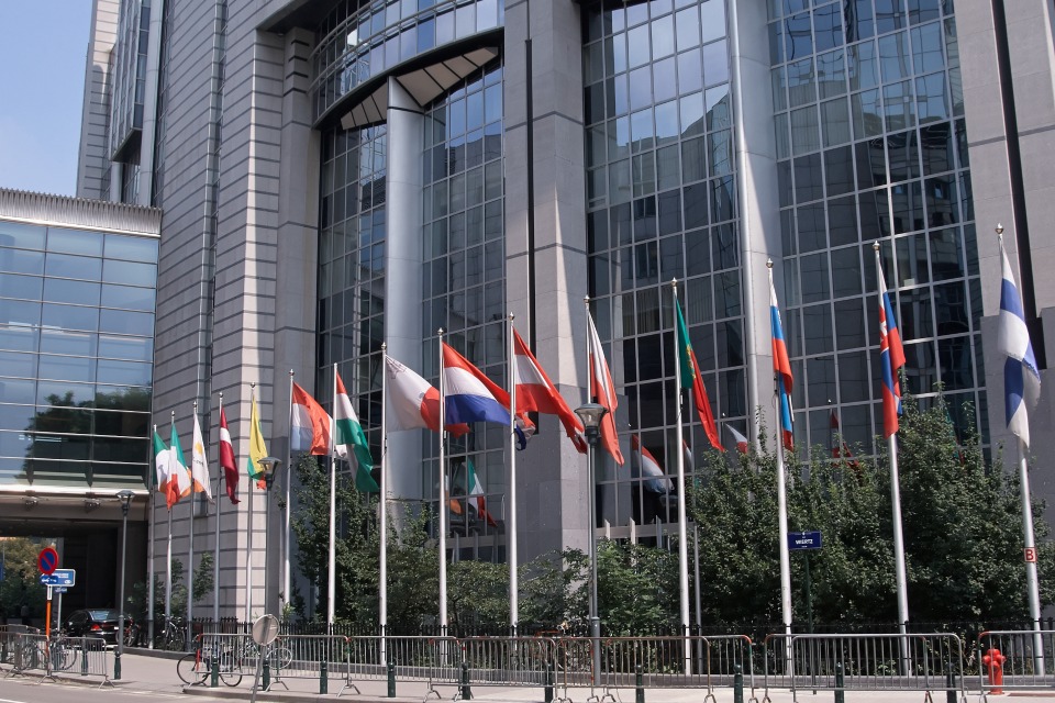 European Parliament in Brussels