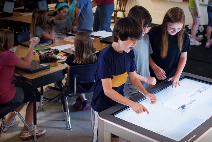Children in classroom