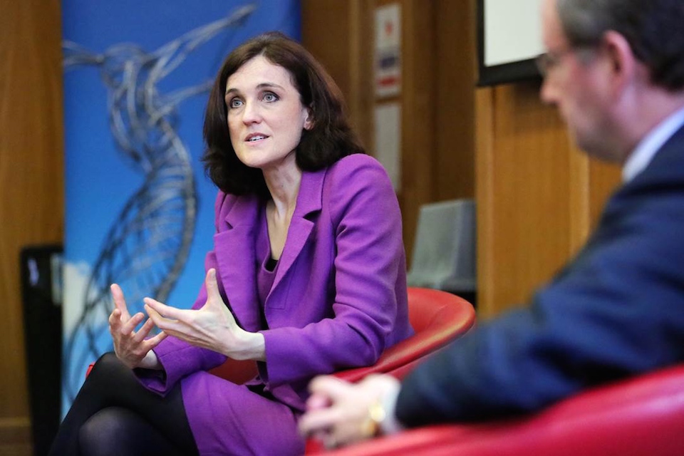 Theresa Villiers at QUB