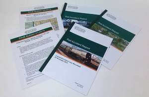 Selection of RAIB reports
