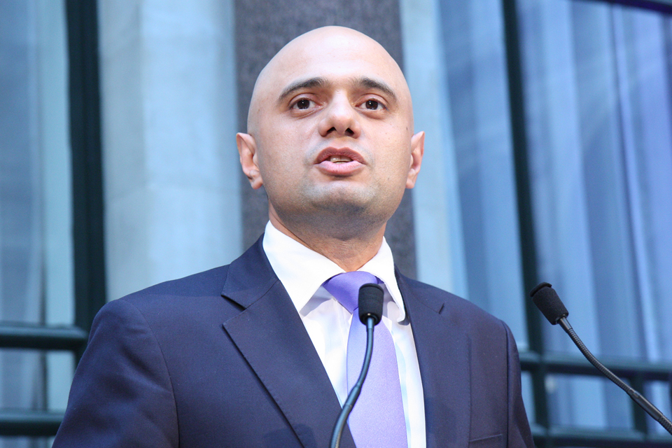 Business Secretary Sajid Javid - photo from FCO