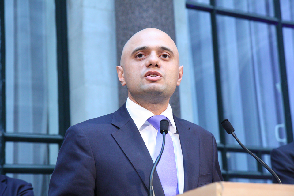 Business Secretary Sajid Javid - photo from FCO
