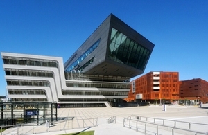 New Campus of Vienna University of Economics and Business, designed by British architect Zaha Hadid