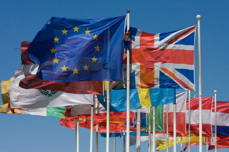 EU flags courtesy of www.istockphoto.com.