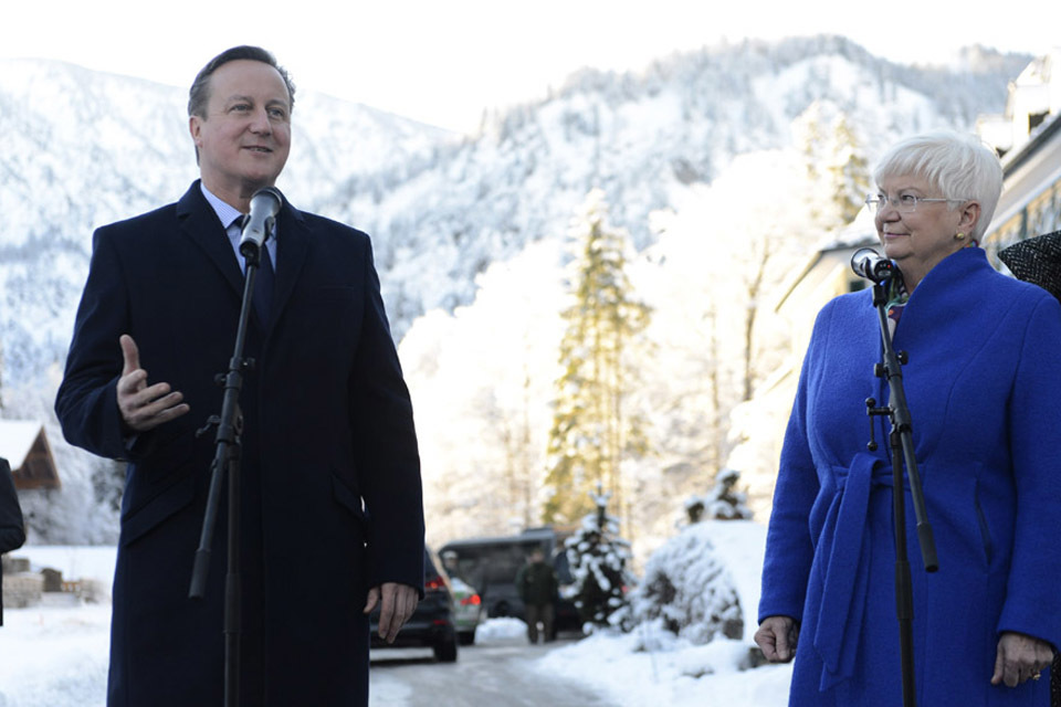 Read 'PM statement on EU reform in Bavaria, 7 January 2016'
