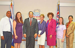 Governor with Premier and Minister