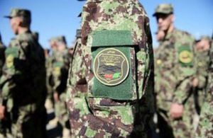 Afghan army officers