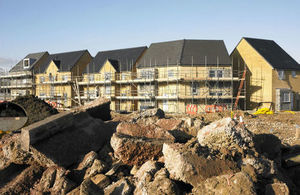 Site shot of construction