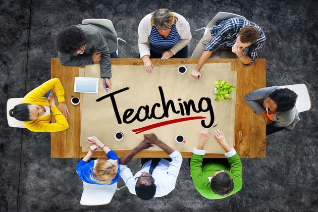 Teachers on the meeting