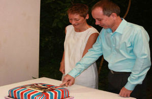 The British High Commission marked The Queen's 90th birthday in June