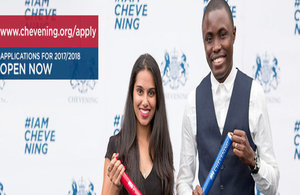 Applications for 2017/ 2018 Chevening Scholarships are now open