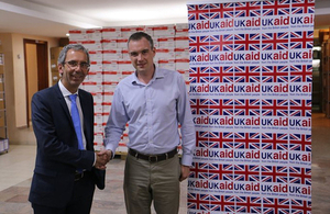 International Development Minister James Wharton in Nigeria