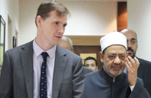 Ambassador Casson and the Grand Imam of Al-Azhar