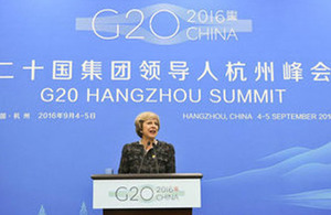 Read the ‘G20 Summit, China: Prime Minister's press conference – 5 September 2016’ article