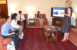 Chevening pre-departure presentation and dinner