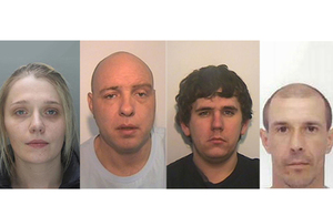 Salford gang custody pictures
