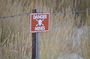Falklands minefield