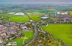 A14 aerial view