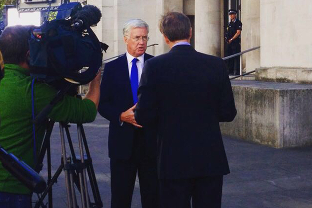 Daesh now holds just a fraction of Iraq’s territory, Defence Secretary Michael Fallon has said. Crown Copyright.