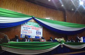 UK Government’s Anti-Corruption support to Sierra Leone