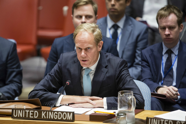 British Ambassador to the UN Matthew Rycroft