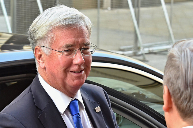 Defence Secretary Michael Fallon arrives at informal EU Defence Ministerial in Slovakia. Picture: British Embassy Slovakia.