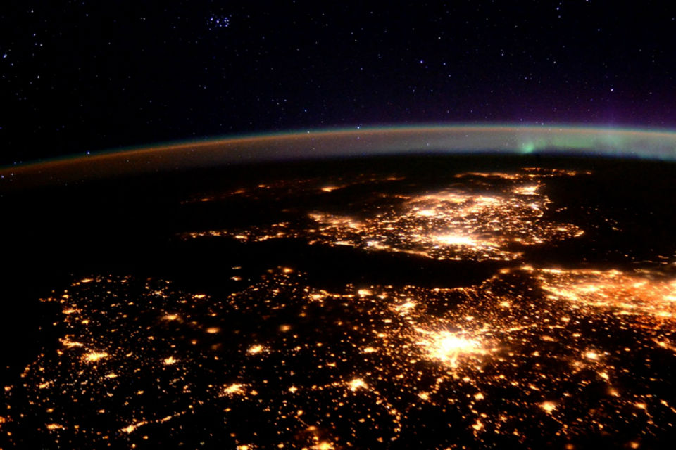 Uk from Space (Tim Peake image)
