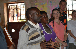 British High Commission Staff help local school