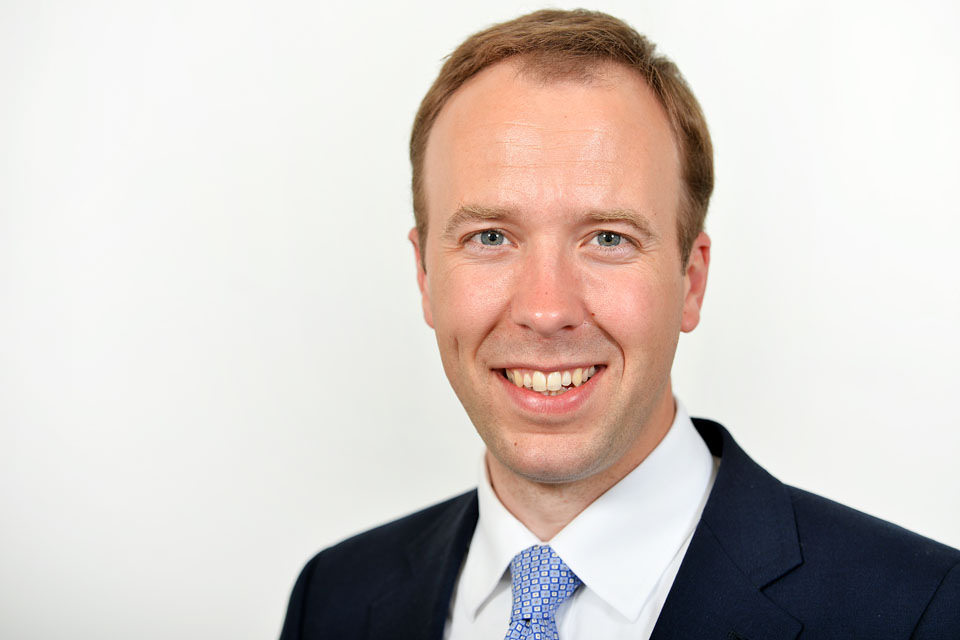 Minister of State for Digital and Culture Matt Hancock