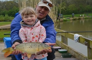 Family fishing
