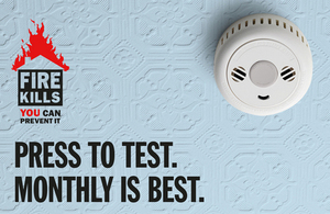 Fire Kills: Press to test. Monthly is best.