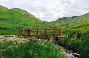 Fusedale Bridge in Martindale, Lake District National Park