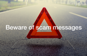 Beware of scam messages