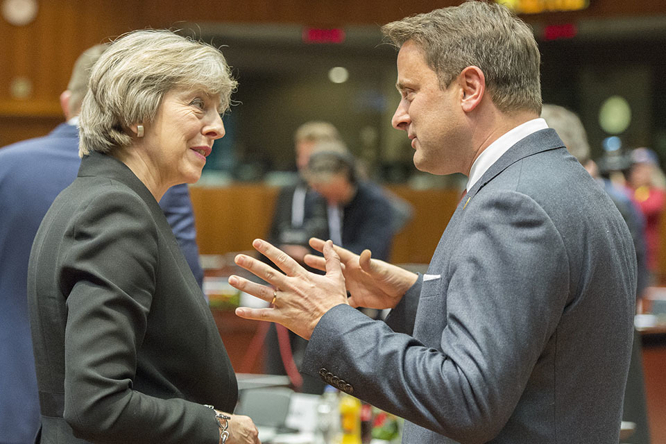 Prime Minister Theresa May at the December European Council