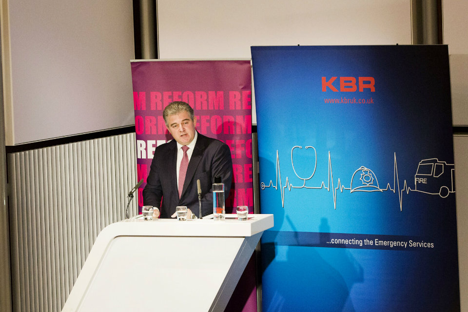 Brandon Lewis speaking at Reform