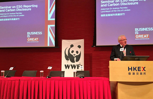 The Lord Mayor of the City of London visits Hong Kong