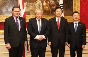 Foreign Secretary hosts high-level foreign policy talks with South Korea’